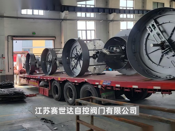 DN1400口徑SAF21氣封式平推閥整裝待發！